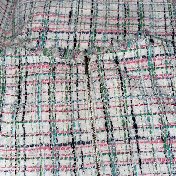 🔥🔥🔥NEW Kate Spade Pastel Tweed Shift Mini Dress - Picture 6 of 9